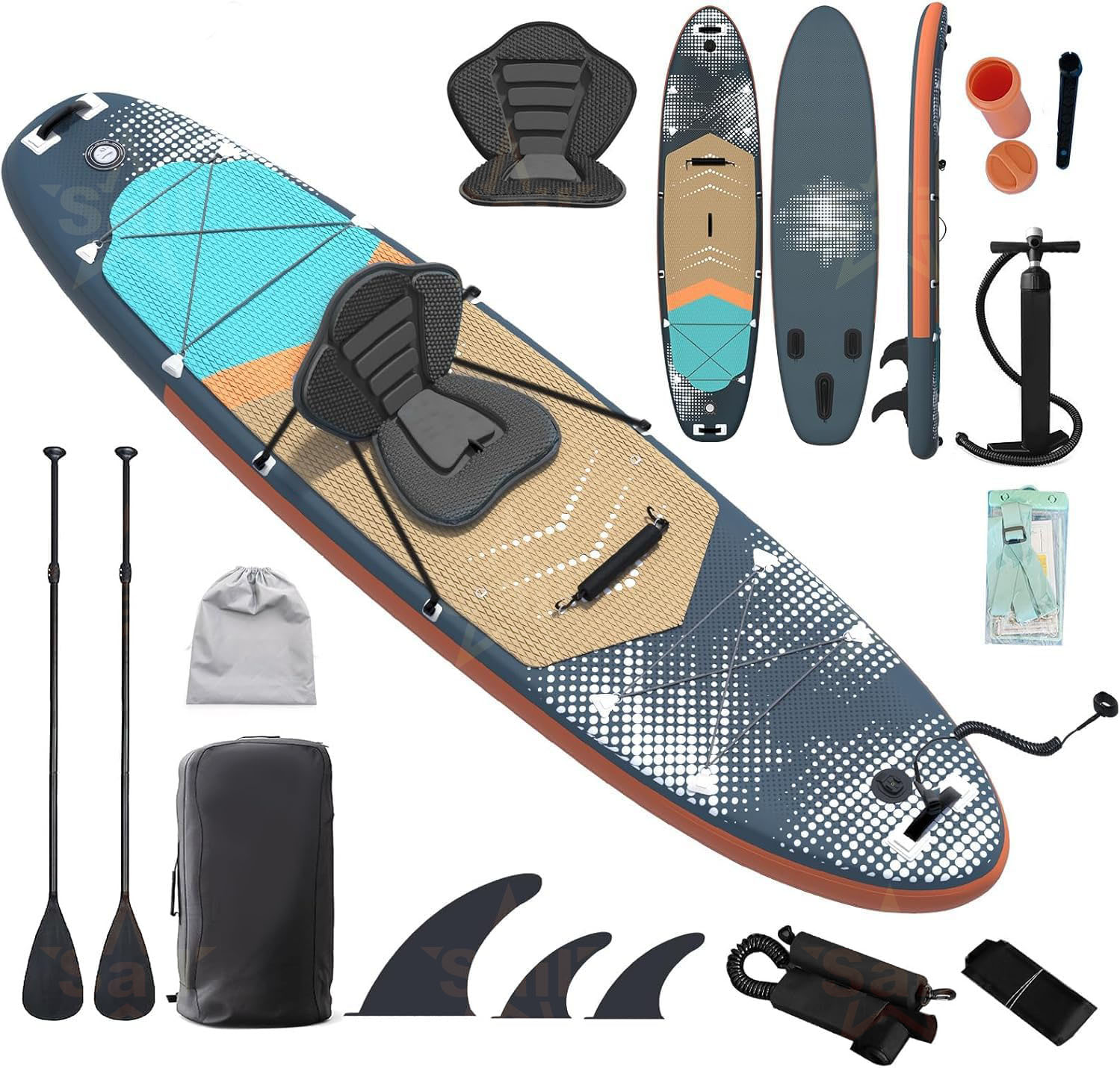 Stand Up Paddle Leash - Многофункциональная надувная доска для сап-серфинга (SUP)