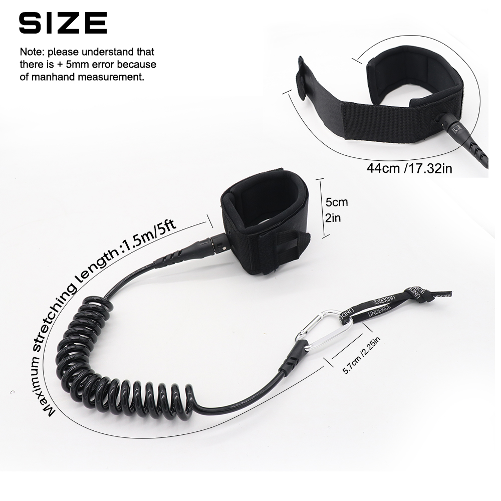 Леаш для серфинга UICE 5 футов – обзор и цена Stand Up Paddle Leash